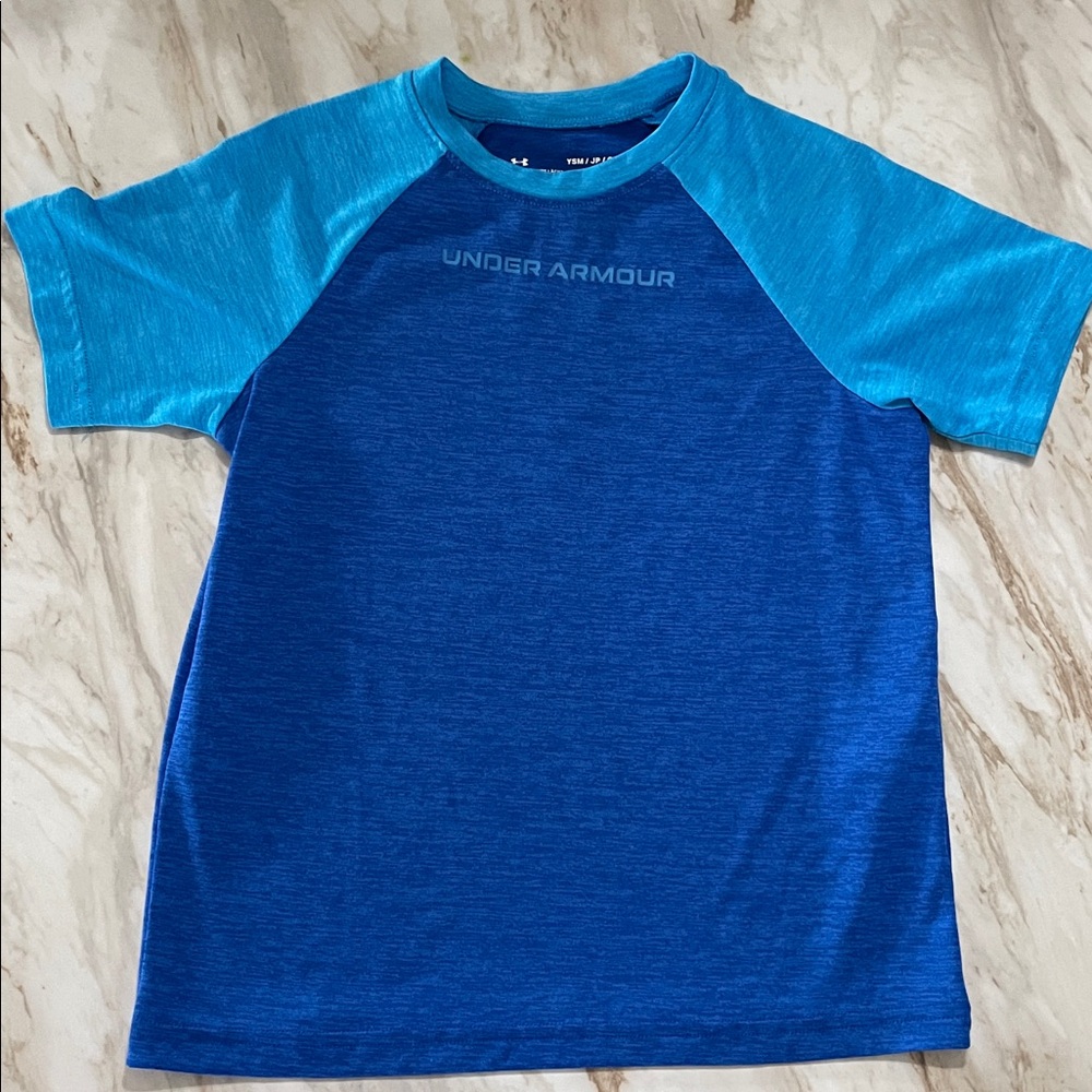 Under Armour Two-Tone Blue T-Shirt